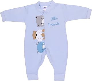Papillon Boys Long Sleeves Bodysuit Printed Animals Baby & Toddler Sleepers (pack of 1)