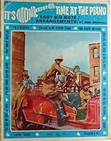IT'S MONKEE TIME AT THE PIANO Easy Big Note Arrangements B00STPIY3I Book Cover