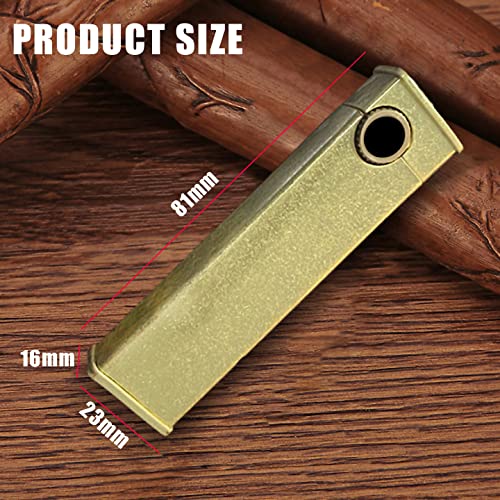 Vintage Kerosene Lighter, Windproof Jet Flame Torch Lighter, Reusable Windproof Trench Lighter Portable Lighter For Kitchen Grill Bbq Candle Camping (Oil Not Included) (Bronze) #TOP1