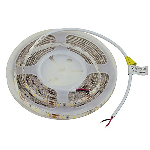 Tira LED flexible 16.4 pies blanca impermeable IP65 miniatura 2