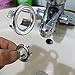 Bathroom Sink Basin Chrome Trim Overflow Hole Round Cover Silver