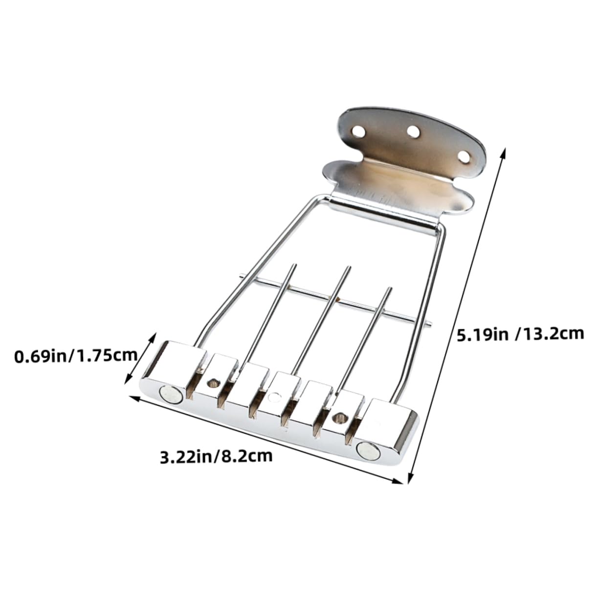 BESTonZON Replacement Guitar Tailpiece Bridge Guitar Tailpiece for Jazz Guitar Guitar Finetuner Tailpiece