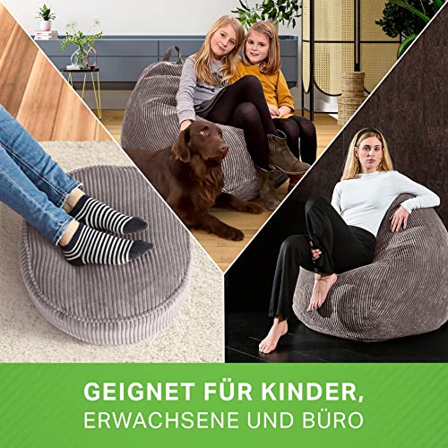 Green Bean© Set da 2 Poltrona a sacco XXL da