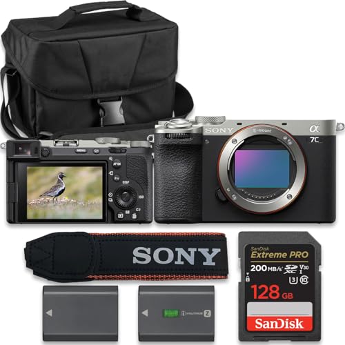 Image of Sony Alpha 7C II Full-Frame Interchangeable Lens Camera - Silver (Value Bundle)
