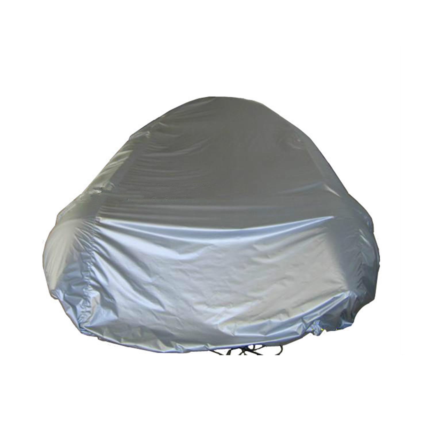 Telo Copri Barca per Gommone, Copertura per Barca Gonfiabile in Tessuto Oxford 420D Impermeabile Antipolvere UV Resistente, Grigio,Grigio,2.7m