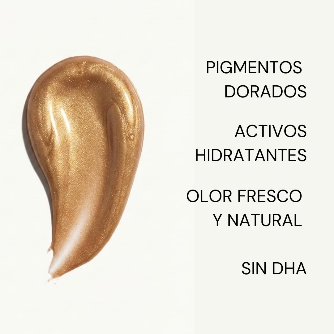 FARMA DORSCH BB Body Bronzing Reafirmante Maquillaje Corporal 200 ml con Pigmentos Dorados
