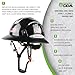 Full Brim Hard Hat with Built-in Visor Vented Construction Safety Helmet OSHA Approved Cascos De Construccion Work Hardhats Helmets with Cooling Towel for Men&Women Adjustable Ratchet Suspension
