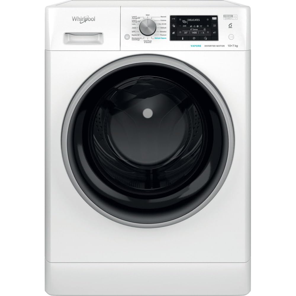 Whirlpool FreshCare Lavasciuga a libera installazione - FFWDD 107448 WBS IT