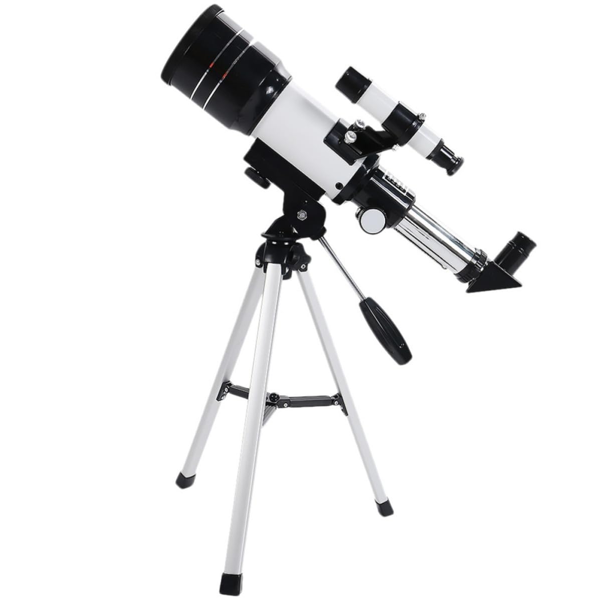 1set Telescopio Riflettore Astronomico con Treppiede in Alluminio e Supporto Smartphone Monoculare Esterno per Osservazione Astronomica e Fotografica