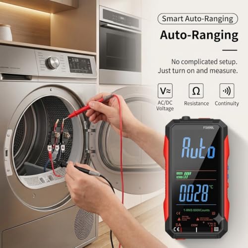 2026 Upgraded Rechargeable Digital Multimeter, FS899L USB-C Multimeter Set - Image 3