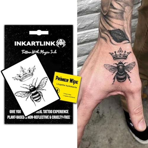 INKARTLINK Temporary Tattoos, Semi Permanent Tattoos Adult Art Designs Waterproof