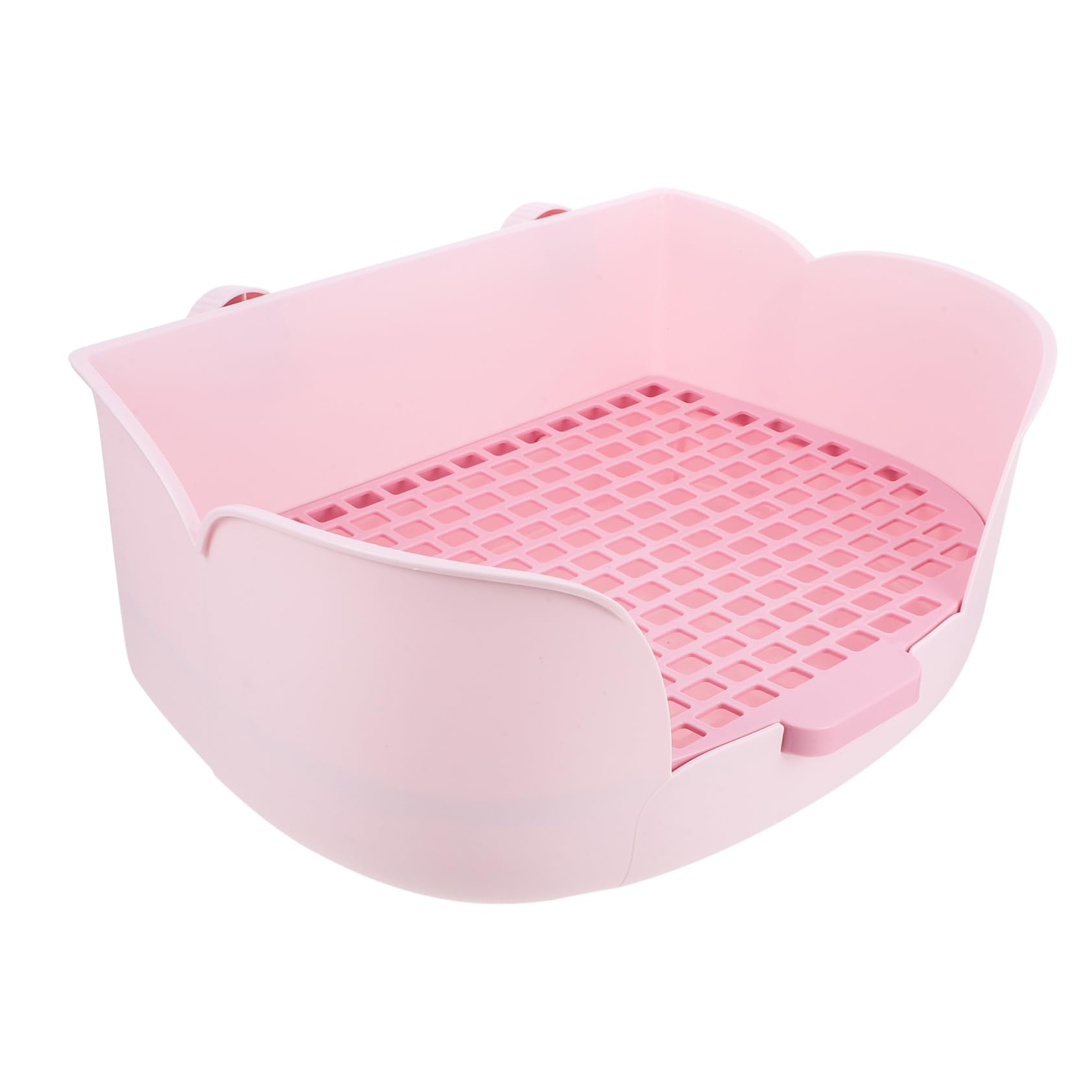 Lettiera per Piccoli Animali Scatola Toilette per Conigli e Cavia Design Pratico e Colore Vivace per Ambienti Puliti e Confortevoli