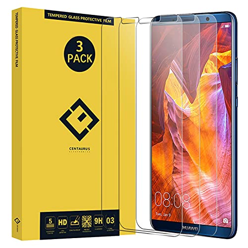 Compatible with Huawei Mate 10 Pro Glass Screen Protector,(3 Packs) Anti-Glare Ultra-Thin Clear 9H Hardness Tempered Glass Protective Film