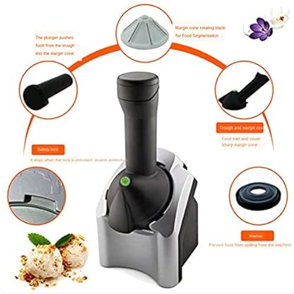 XLH Eismaschine Kind DIY Haushalt Eismaschine Obstmixer Küchengeräte Mini Obst Softeismaschine – Bild 6