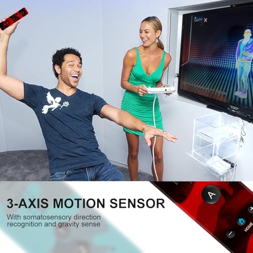 Image of Wii Controller 2 Pack,Remote Controller with Silicone Case and Wrist Strap,Compatible with Wii /Wii U (Camo Blue and Camo Red)