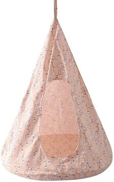 Cat Hammock, Mesh and Sponge, Orange Flowers, L