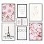 Lot de 6 affiches de décoration murale Posters assortis Tableaux modernes Salon Chambre à