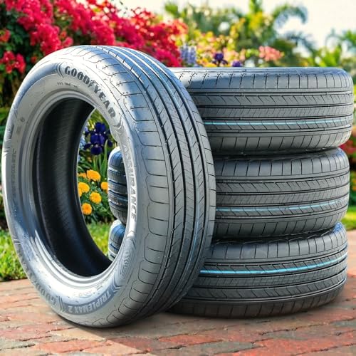 Set of 4 (FOUR) Goodyear Assurance Triplemax 2 Passenger Car All-Season Touring Radial Tires-205/50R17 205/50/17 205/50-17 89H Load Range SL 4-Ply BSW Black Side Wall UTQG 320AA