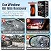 zxbaers Glass Oil Film Remover for Car, Glass Guard Cleaner with Car Wash Sponge and Towel, Glass Emulsion Cleaner, Remover Oil Film & Smudges, Improve Windshield Clarity for Safe Driving