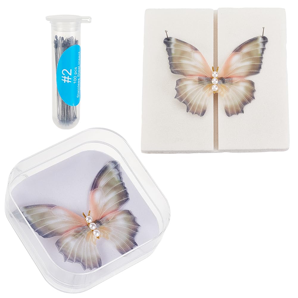 6-teiliges Insekten-Deko Set Aus Kunstharz – Transparent, Glänzend, Für Schreibtisch & Regal