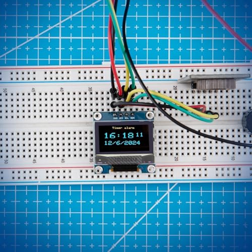 Image of ELEGOO 3PCS 0.96 Inch OLED Display Screen Module Compact Self-Luminous SSD1306 I2C Display Mini Screens for Arduino Projects