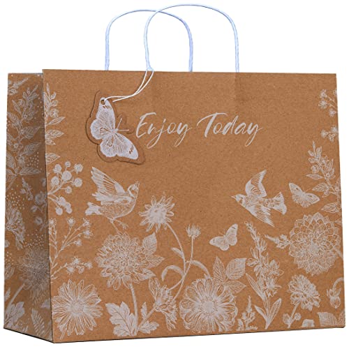 Design By Violet Daybreak Sac cadeau de courses Grand format Idéal pour toutes les occasions Mariage Bébé Anniversaire Baptême Anniversaire Cover