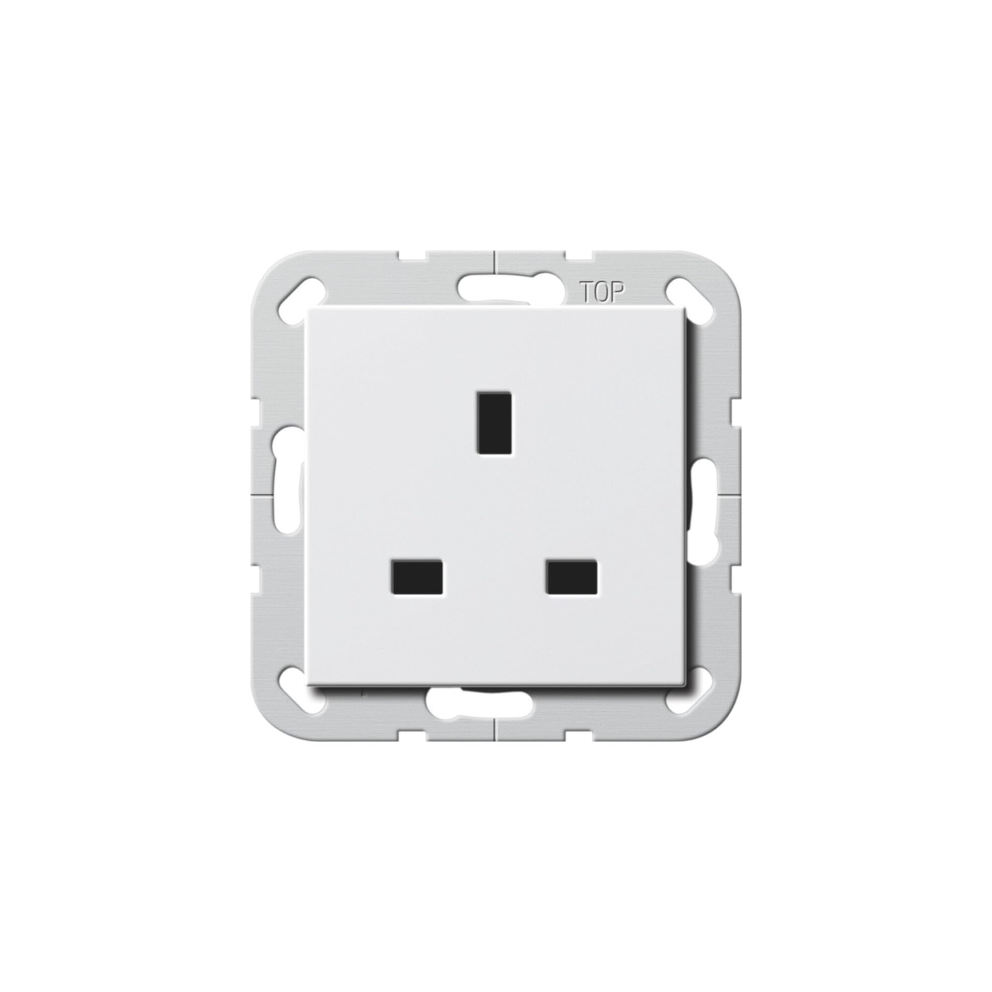 Gira White Colour 277603 White Plastic Plug-In Outlet Switch