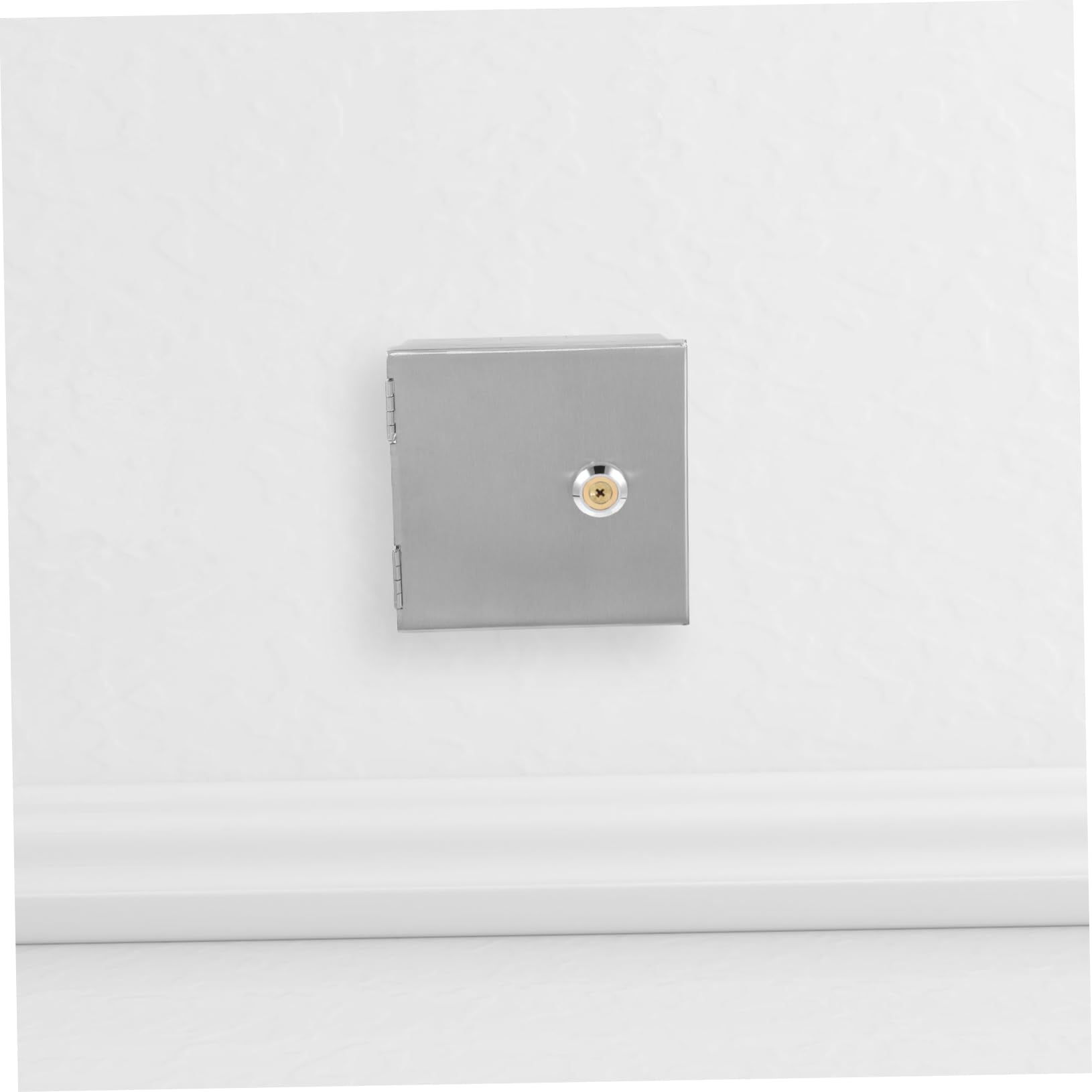 Caja Eléctrica para Exteriores Caja Metálica para Pared de Seguridad con Cerradura para Proyectos Electrónicos y Protección de Enchufes Entornos al Aire