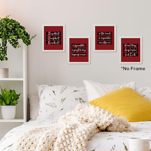Pósteres e impresiones llenos de vida: arte de pared rojo 900-4JrHb para inspirar tu hogar 2