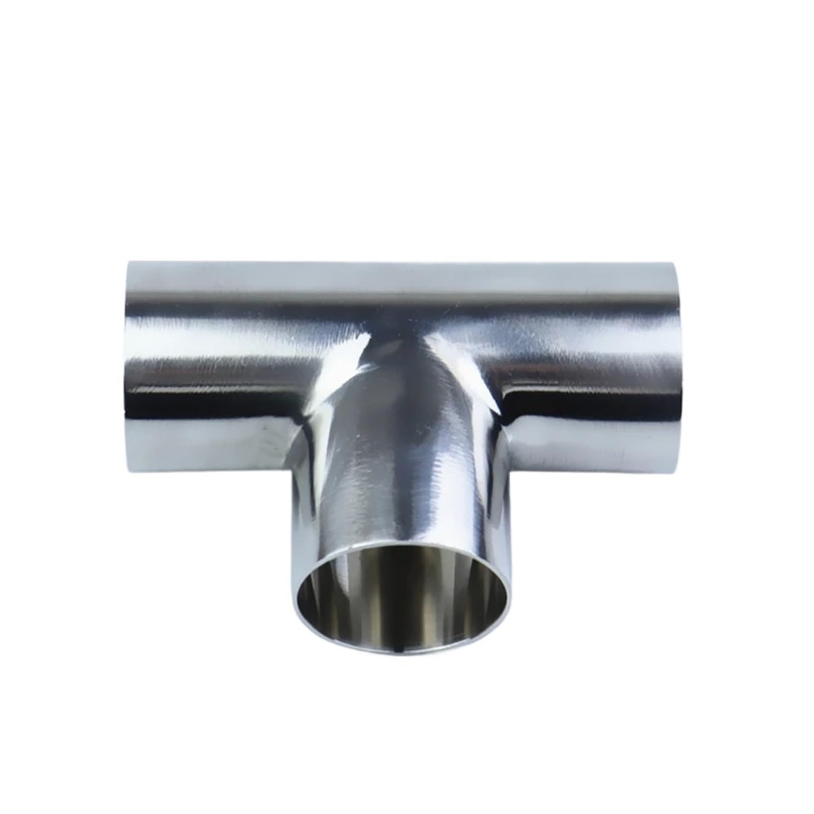 BHBHCPZGR 76mm Pipe OD Butt Weld Tee 3 Way Connector Pipe Fitting SUS304 Stainless
