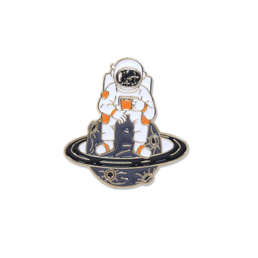 Enamel Space Astronaut Blazer Suit Coat Brooch For Men/Women (B2448)-image-40