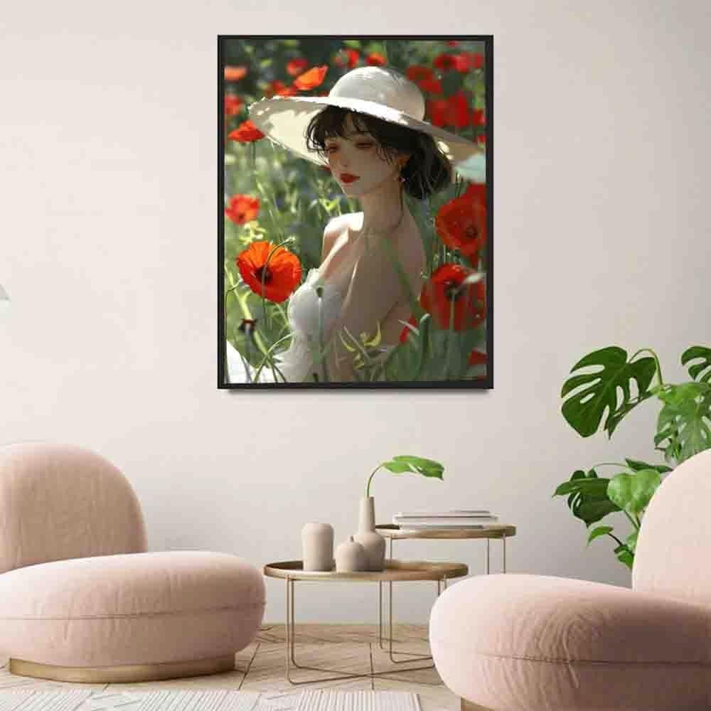Zestaw do malowania diamentowego dla kobiet, kwiatowa sztuka diamentowa, DIY, 5D, kwadratowe, pełne wiercenie, zestawy artystyczne, dla dorosłych, dzieci, początkujących, kryształy, haft krzyżykowy