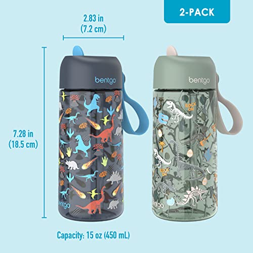 Bentgo Kids Water Bottle 2-Pack - Leak-Proof thumb #5