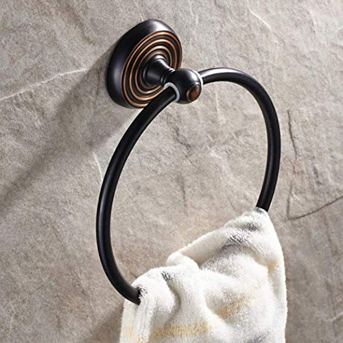Anneau à serviette en cuivre brossé pour accessoire de cuisine murale