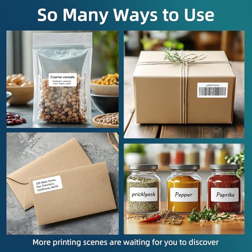 Image of 500 Sheets 15000 Pcs 30 Up Labels 1 inch x2-5 /8 Shipping Address Labels for Laser & Inkjet Printers, Mailing Labels 30 per Sheet Return Address Stickers, 30 per Page on US Letter