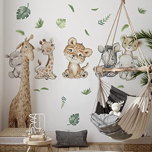 Vinilos Decorativos Infantiles Animales Safari Yovkky miniatura 6