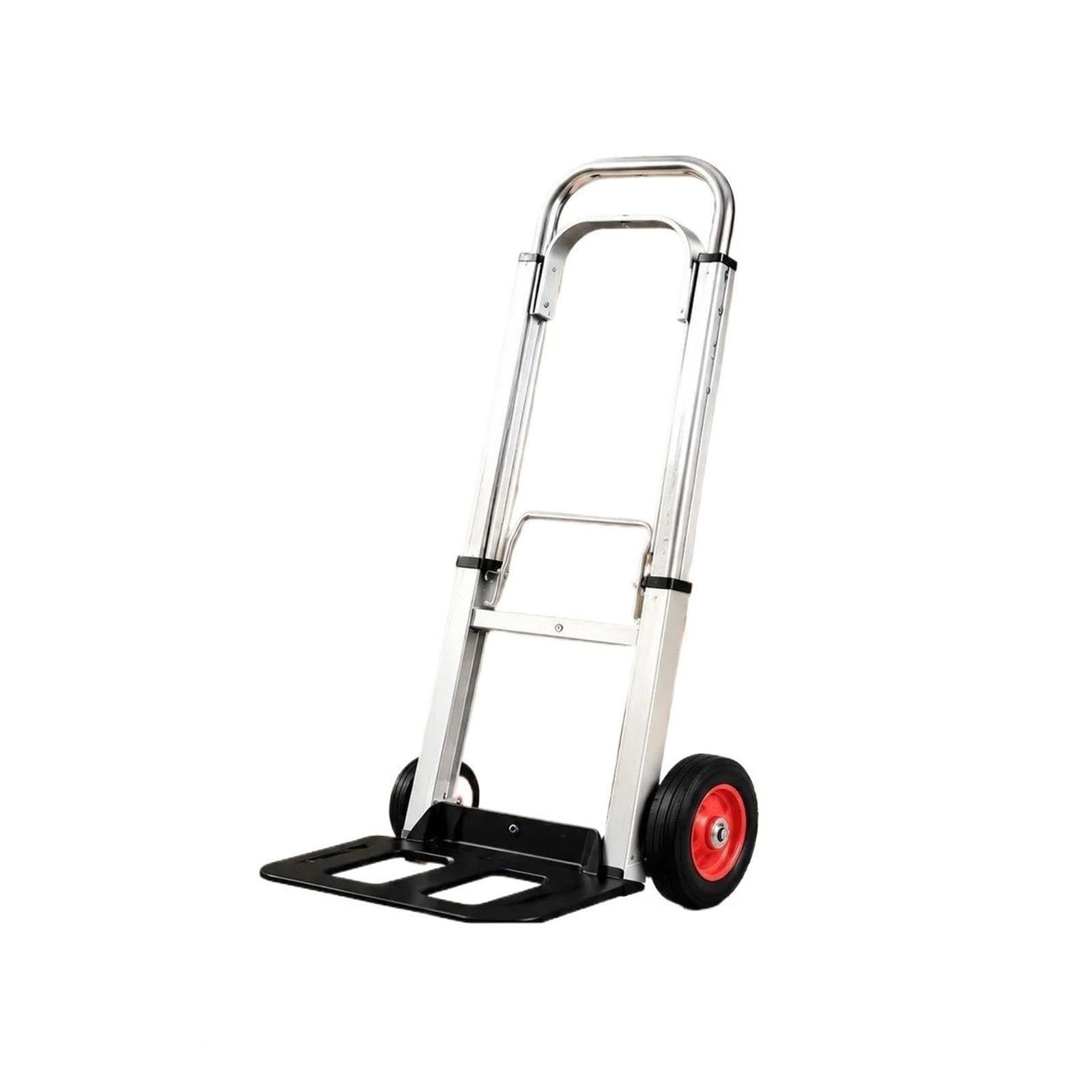 Rodillo de Transporte para Muebles Carretilla de Mano Plegable, Carrito portátil Aluminio Ligero con asa