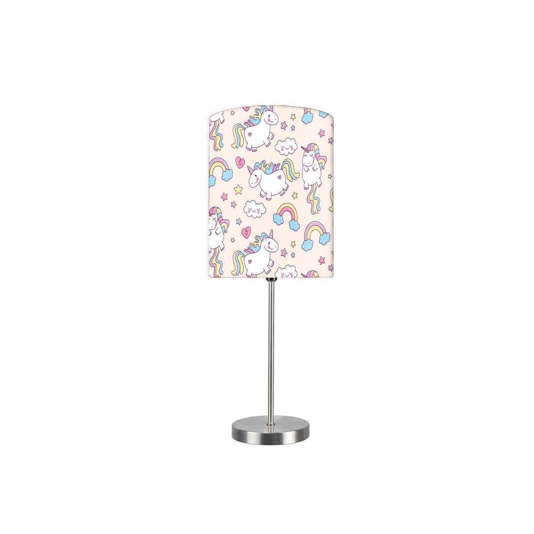 Nutcase Designer Small Unicorn and Rainbow Design Table Lamp - 13 inches Tall (Multicolour) 2