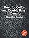 Duet for Cello and Double Bass in D major