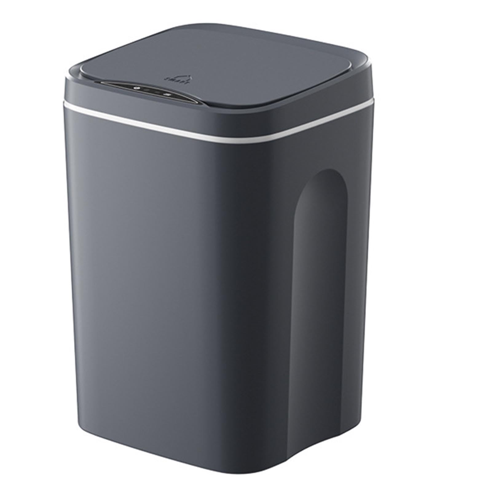 lvifloae Smart Sensor Trash Can Large Capacity Automatic Garbage Can with Garbage Bag Dispenser for Home Office Hotel 16L
