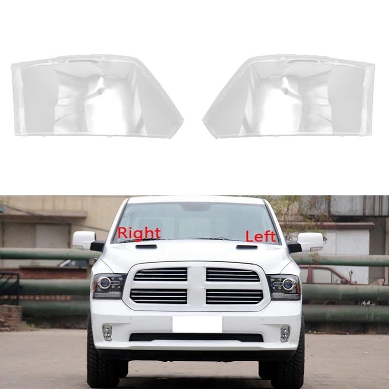 Phare coque pour Dodge RAM 1500 2500 2012-2017 cache optique transparent gauche - 2