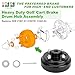 10L0L 2 Pack Golf Cart Brake Drum Hub Assembly for EZGO-TXT 1991-Up 4 Cycle Gas Models, Replace OEM 21807-G1 21807G1 41843-94, Large Hole Rear Brake Drum Hub