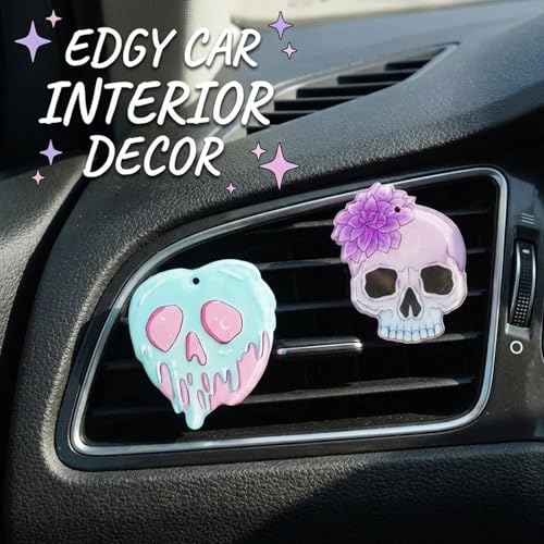 Image of Car Air Vent Clips,Car Air Fresheners Vent Clips Car Diffuser Vent Clip,Car Decoration Cute Car Interior Decor,Car Accessories for Women (2 Pcs Halloween Ghost)