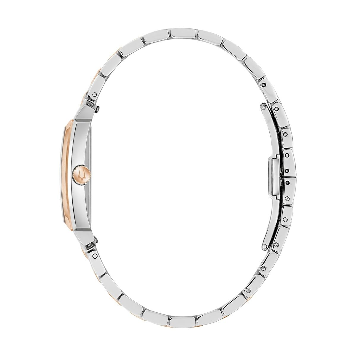 Bulova Orologio Donna Sutton Tank Bianco Silver Rose