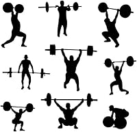 Vista 5 de Yaheetech - Barra olímpica de hierro para levantamiento de pesas, 7.0 pies, para pesas de 2.0”, banco de pesas