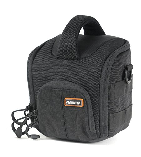 Naneu C15 - Funda para c�mara de v�deo (tama�o peque�o), Color Negro