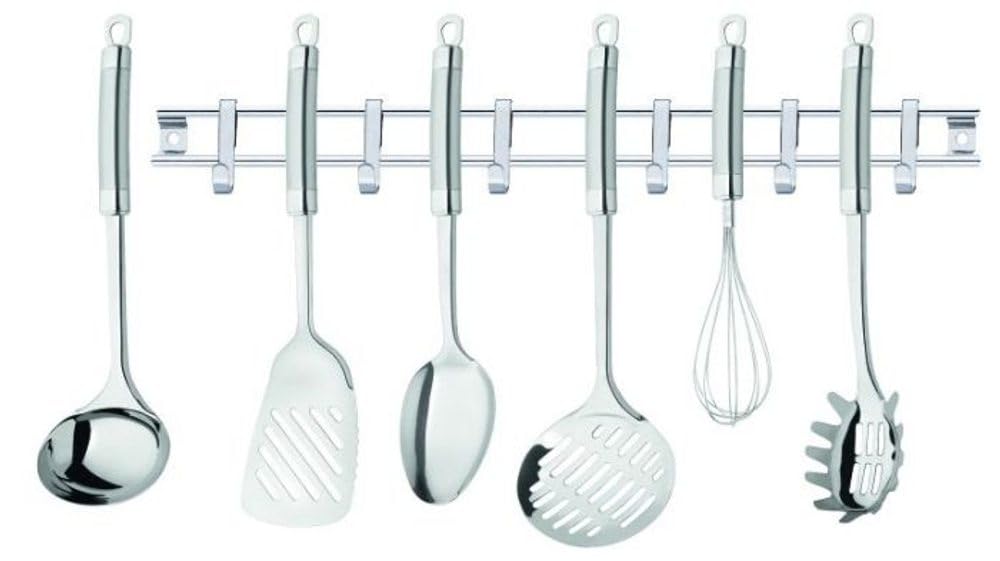 CS Kochsysteme 008765 de Cuisine, Acier Inoxydable, 7 pièces, Argent, 38 x 8,30 x 9,4 cm