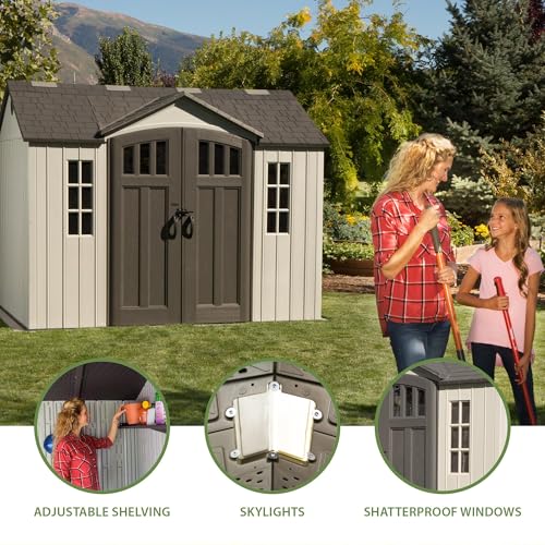 Lifetime-60243-10-x-8-Ft-Outdoor-Storage-Shed Lifetime 60243 10 x 8 Ft Outdoor Storage Shed