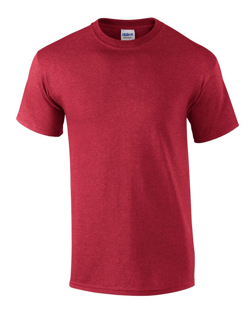 Gildan Unisex Heather Cardinal Ultra Cotton™ Adult T-Shirt Brand