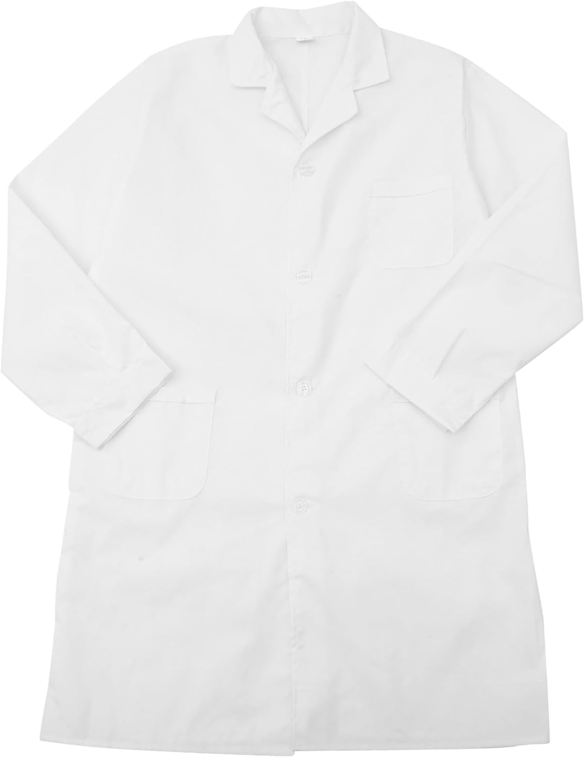 Long Sleeve White Coat Cotton Size Xxl for Doctor
